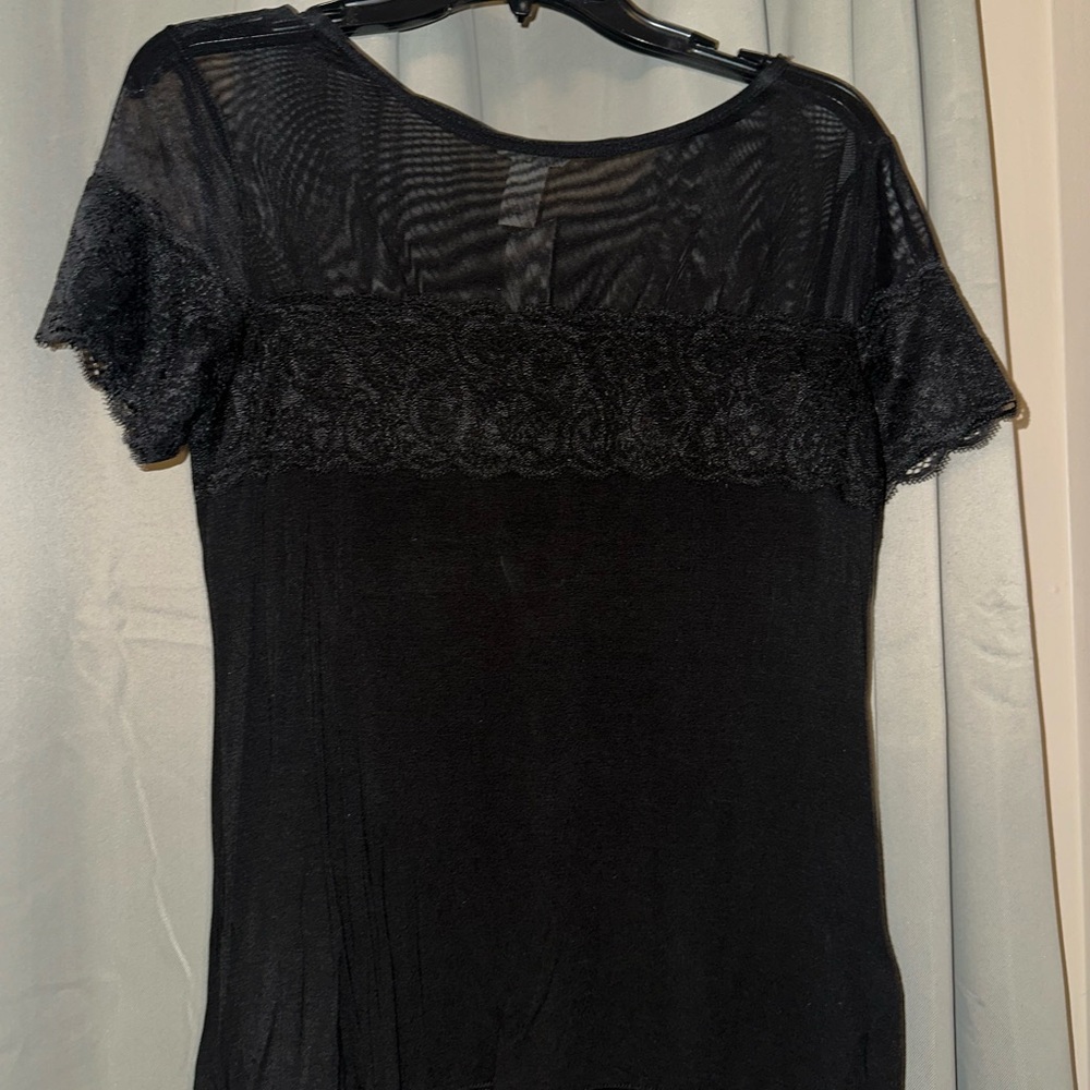 Elegant Black Lace Top H&M